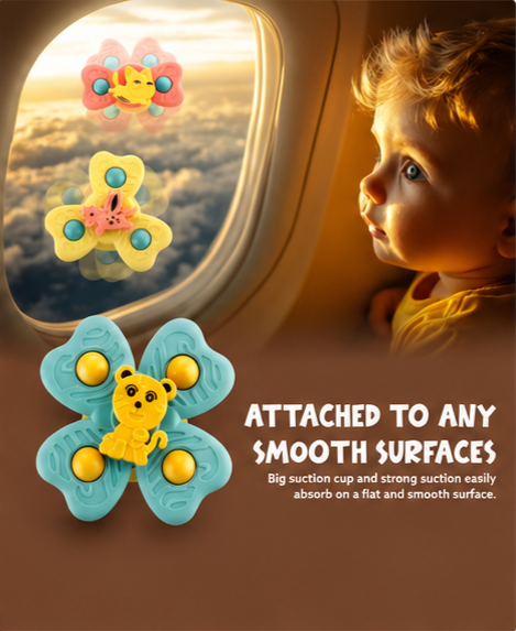 Baby Suction Cup Spinner Toy