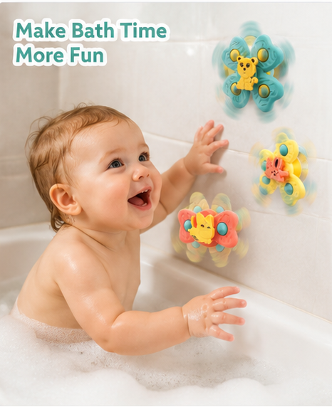 Baby Suction Cup Spinner Toy