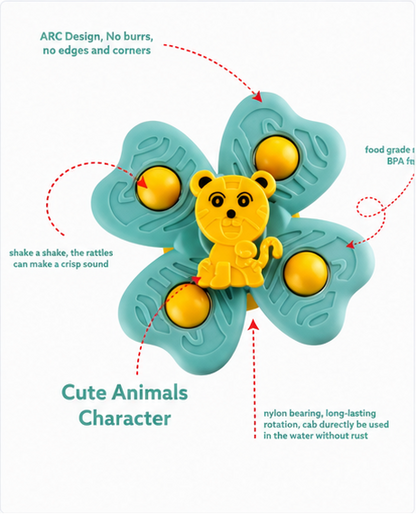 Baby Suction Cup Spinner Toy