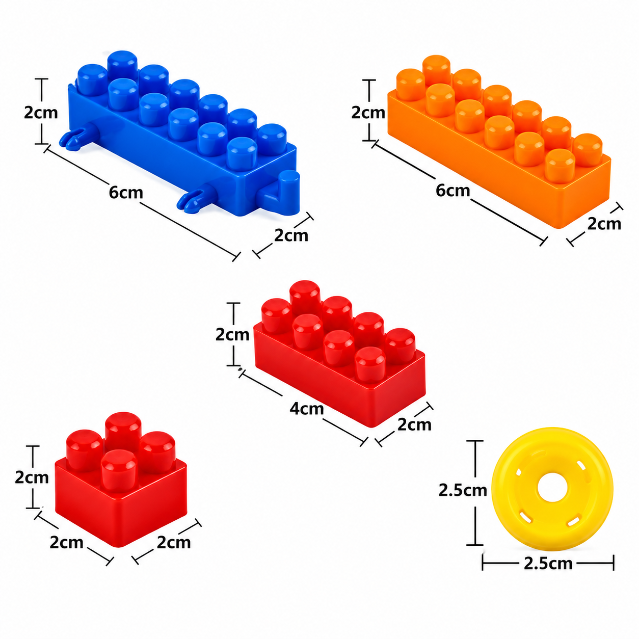 My Blocks 100+ Pieces Jumbo Building Blocks Set for Kids